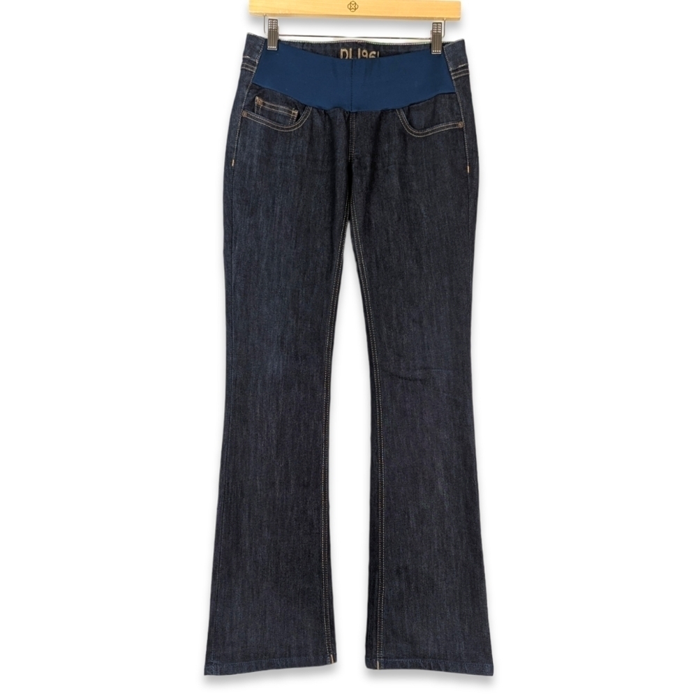 DL1961‎ Milano Bootcut Maternity Jeans 27 Dark Wash Denim Jean